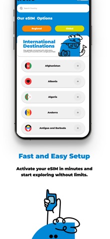 Navimo: Travel & Internet eSIM screenshot