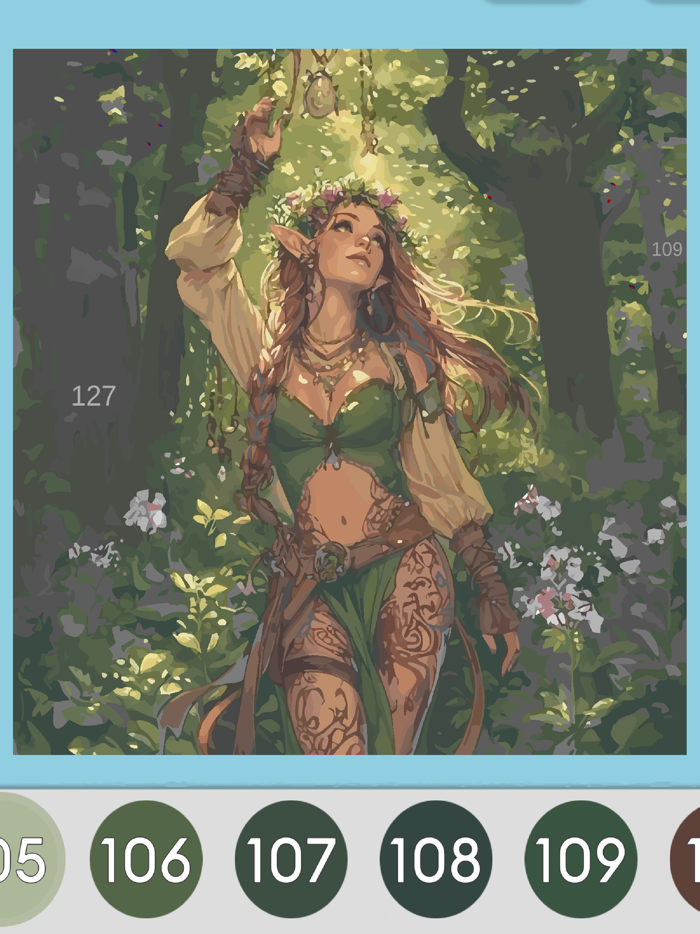 Color By Number - Oil Color