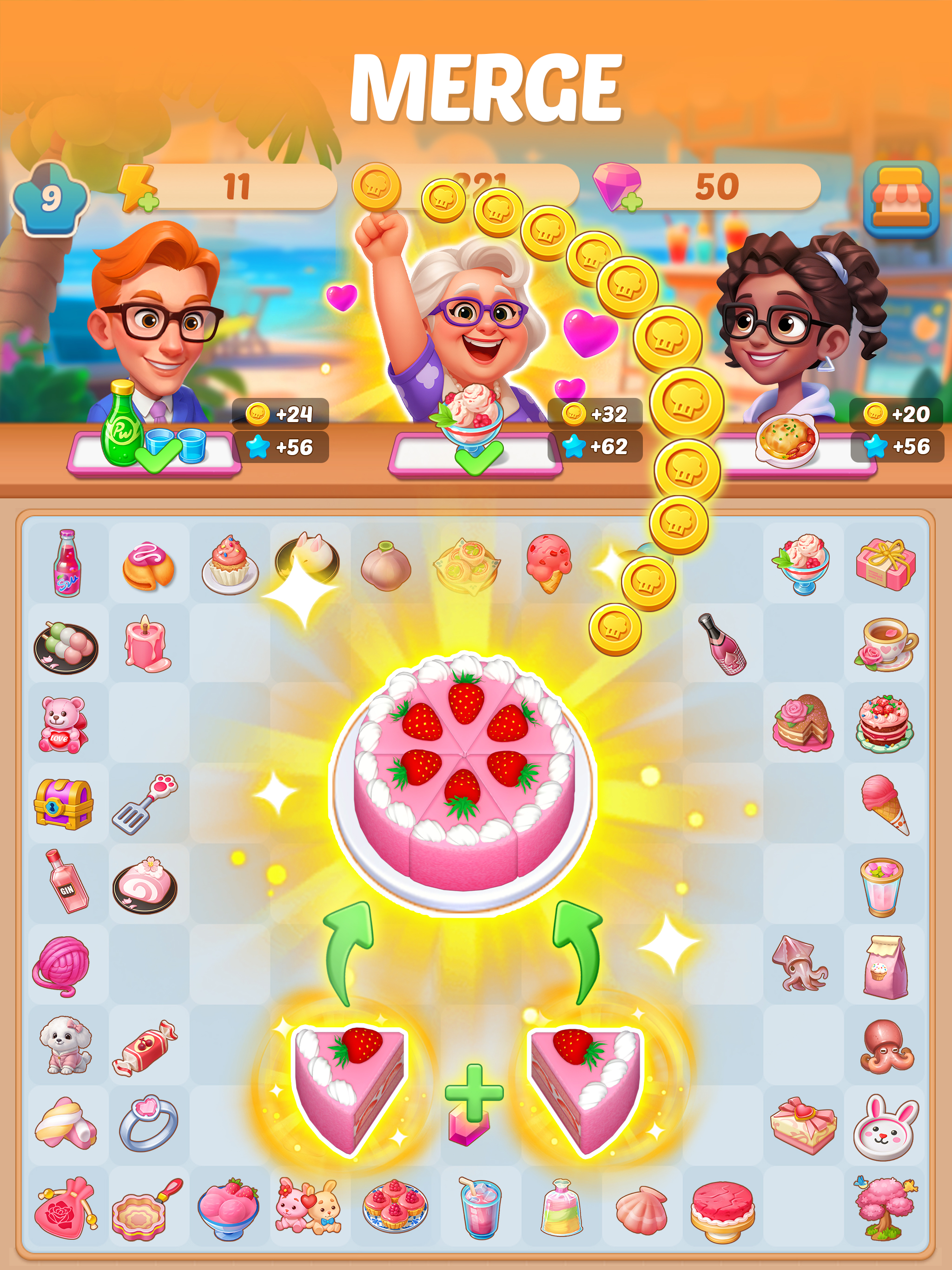 Merge Cooking® screenshot 13
