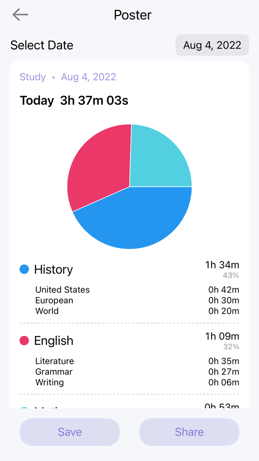 #8. Study Tracker - Plan & Record (iOS) Podle: Zhengzhou Sibo Intelligent Technology Co., Ltd.