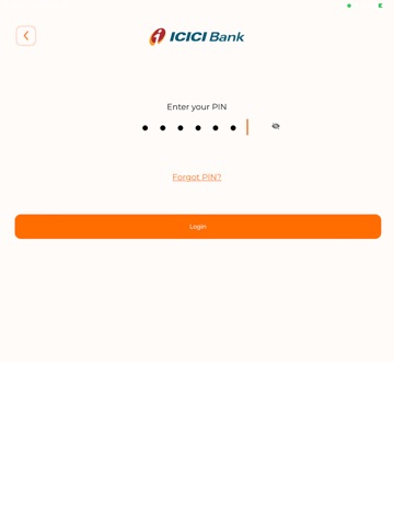 ICICI Digital Authenticator iPad screenshot