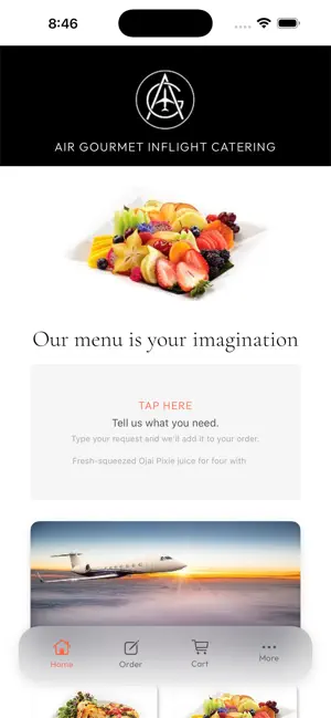 Air Gourmet Mobile screenshot 1