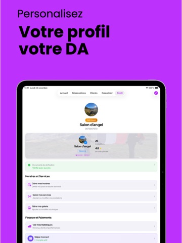 Fady Pro - Gérez vos clients iPad screenshot
