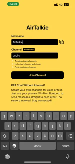 AirTalkie screenshot 1