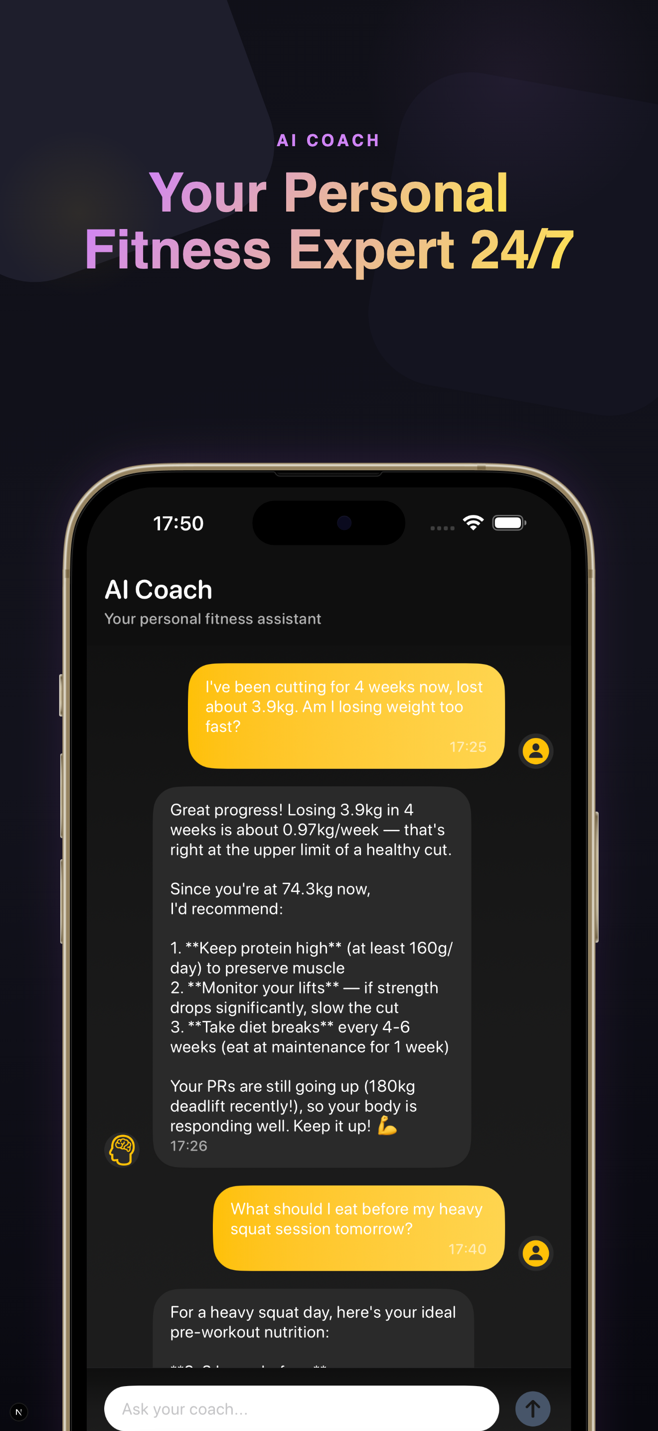 Calorie Counter & AI Workout screenshot 3