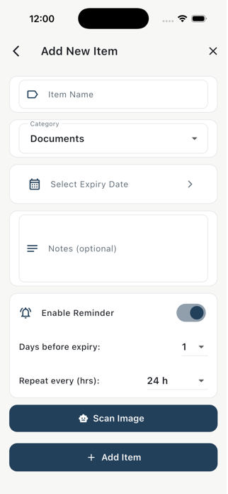 Expiry Tracker: Never Forget Screenshot 3 of 4