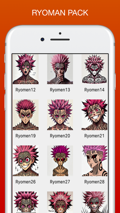 Screenshot #2 pour Sukuna Stickers - Cursed Emoji