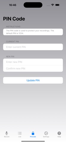 Secure Voice Recorder screenshot