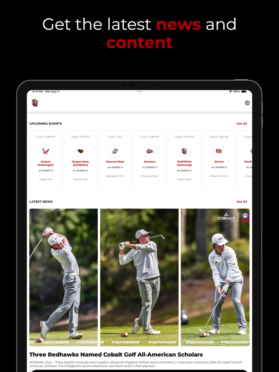 iPad screenshot
