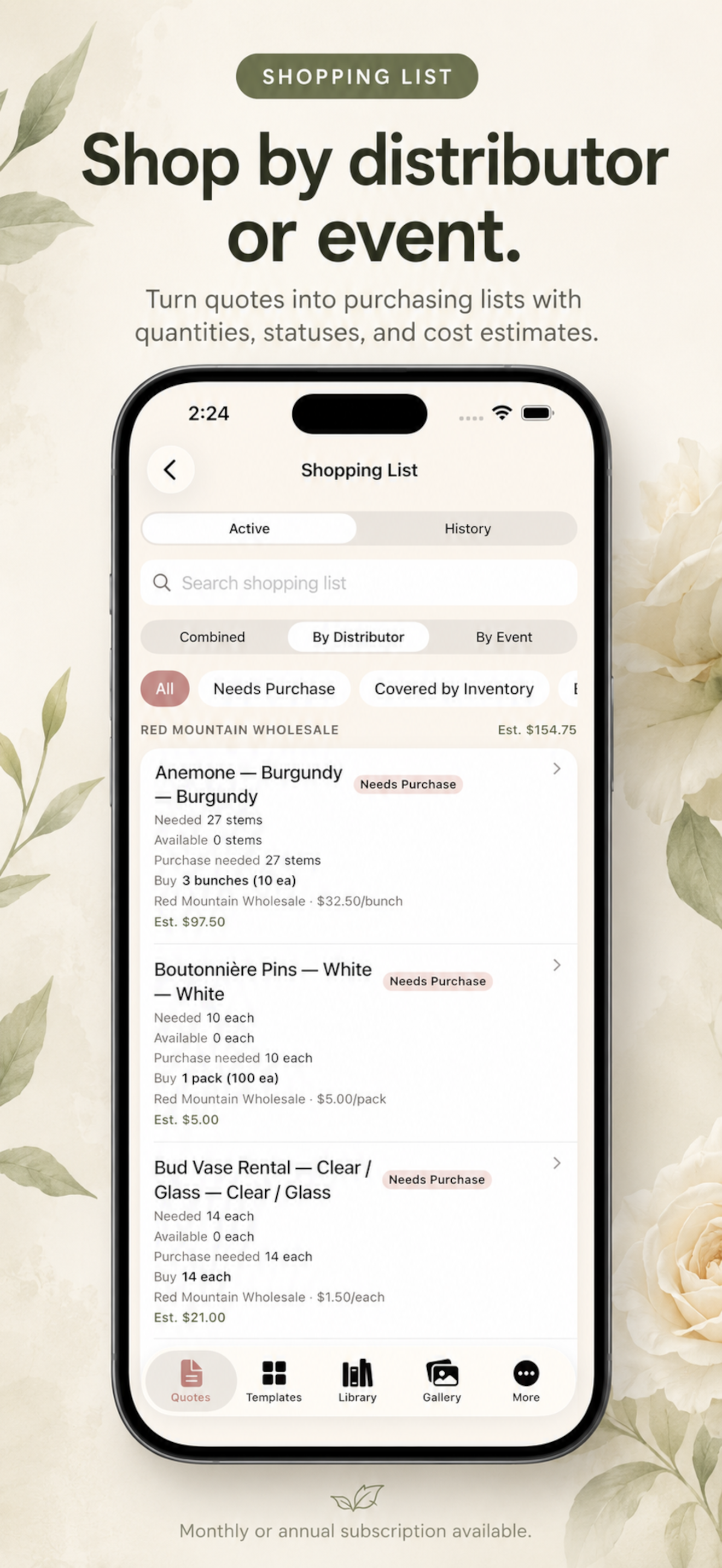 Florist Quote screenshot 6
