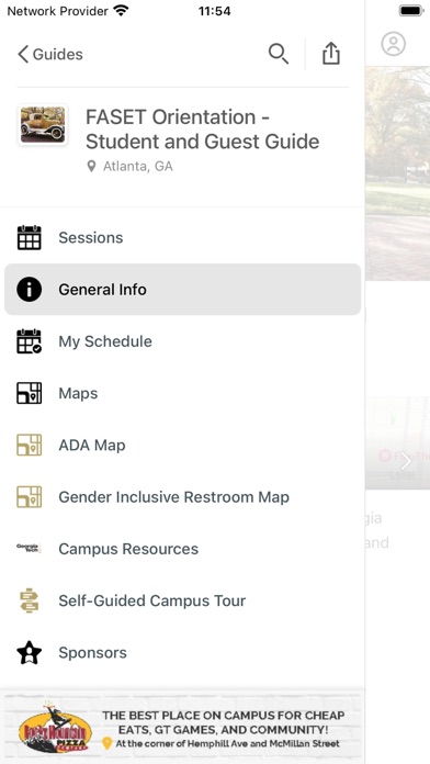 Georgia Tech Guidebook Screenshot