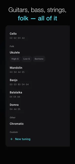 Tunora: Tuner & Metronome screenshot 4