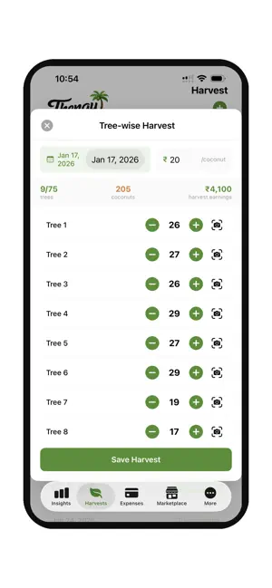 Thengu: Coconut Farm Tracker screenshot 4