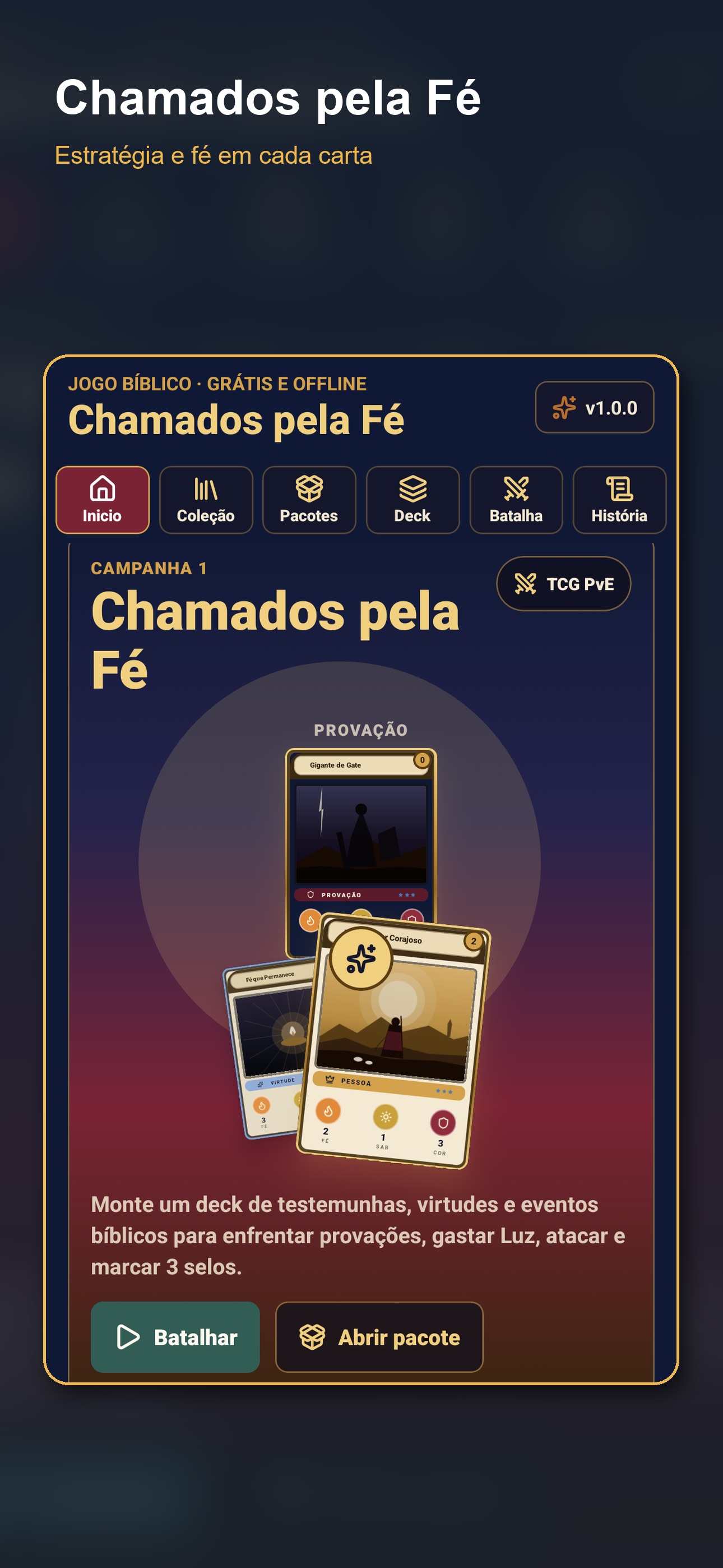 Screenshot 1 of Chamados pela Fé