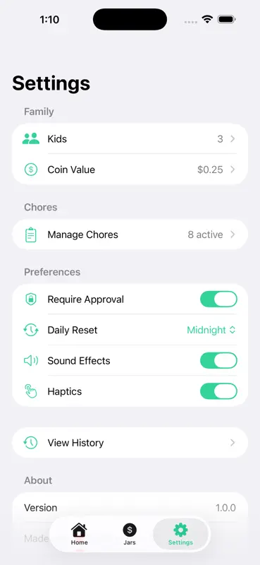 Chore Coins screenshot 4 of 5