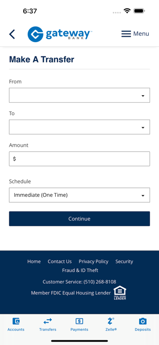 Gateway Mobile App Screenshot 4 of 5