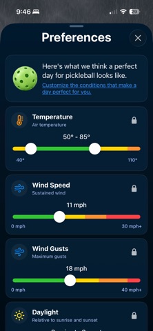 Pickleball Forecast Screenshot 5 of 5