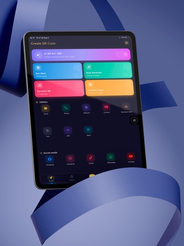 GenQR - AI QR Code Maker iPad screenshot