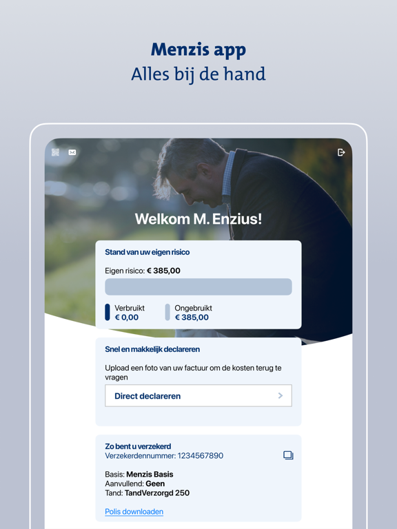 Screenshot #4 pour Menzis app