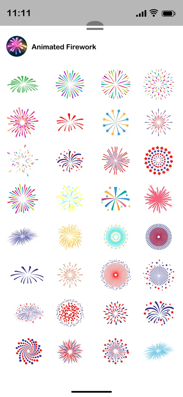 Screenshot #2 pour Animated Fireworks