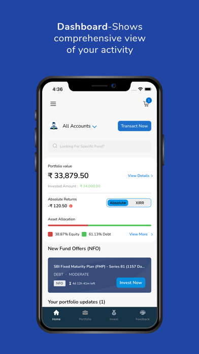 SBIMF InvestEasy Screenshot