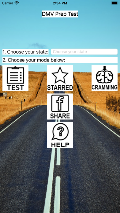DMV Prep Test 2024 Screenshot