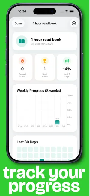 HabitFlow – Streak & Goals screenshot 3