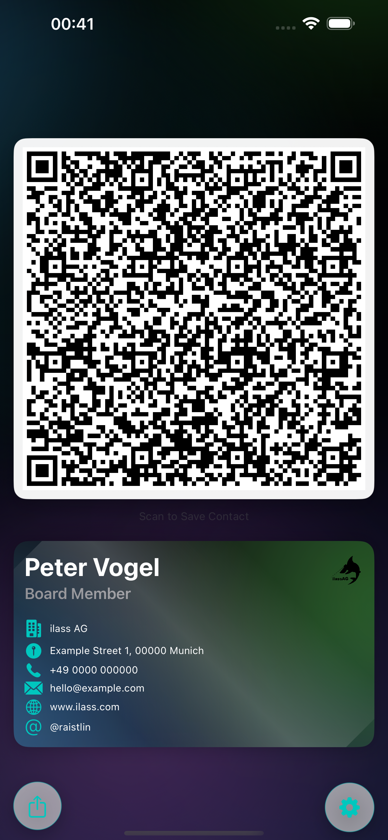 QR Digital Business Card