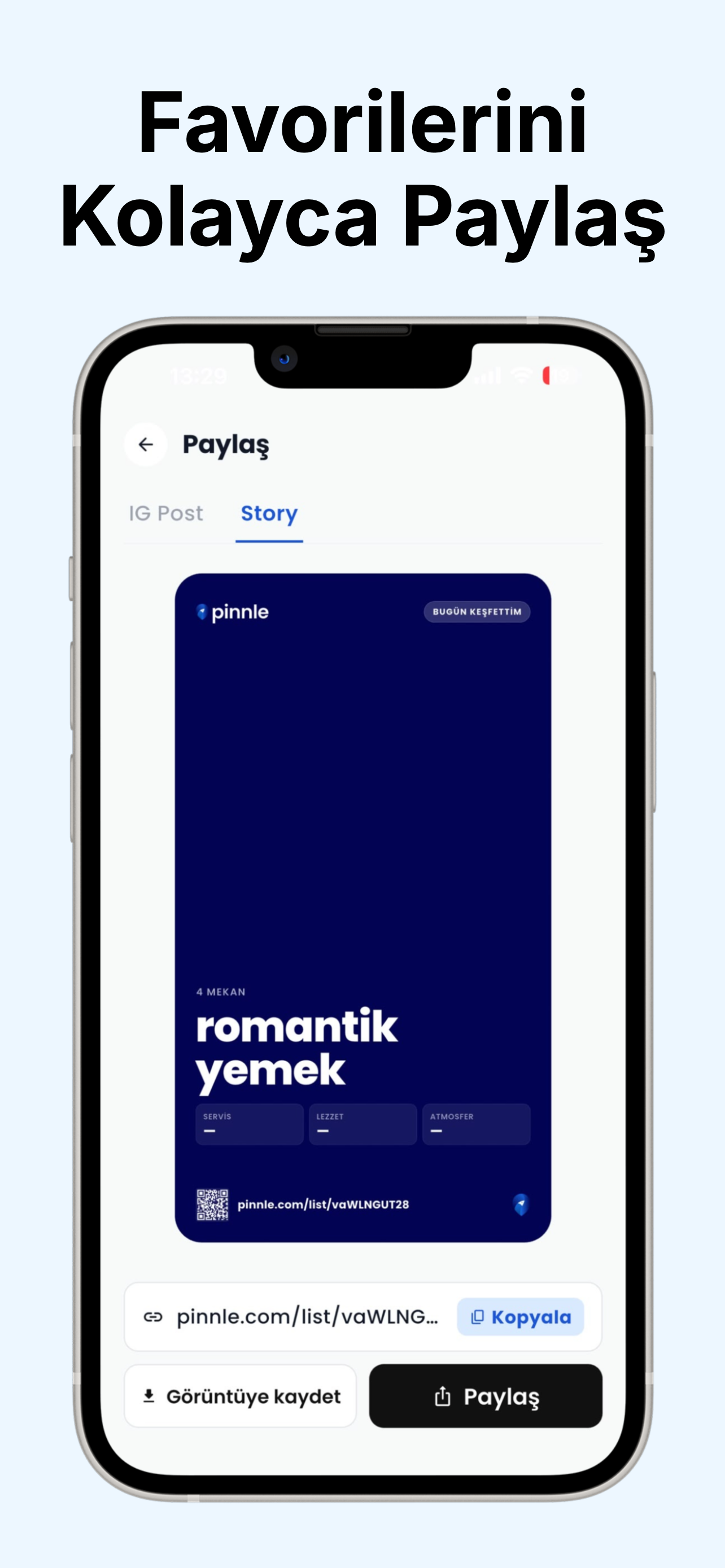 Pinnle: Restoran Keşfet screenshot 7