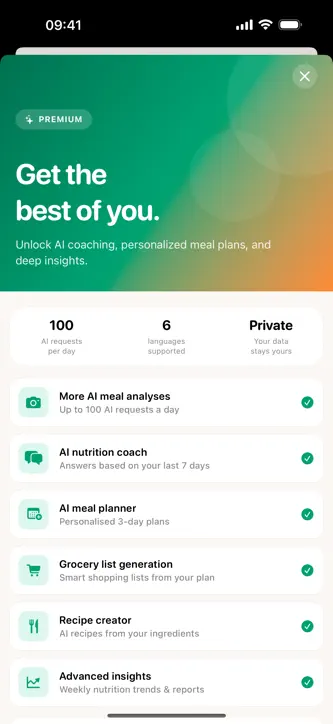 Sana - AI Nutrition Coach screenshot 5