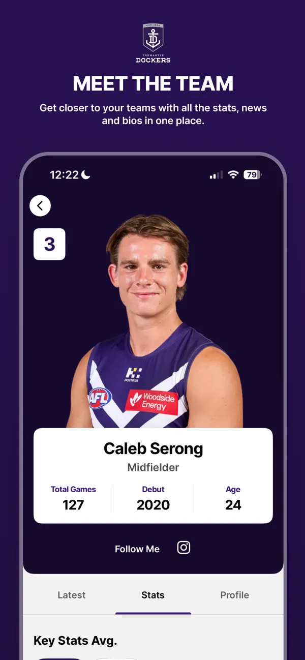 Screenshot #3 pour Fremantle Dockers Official App