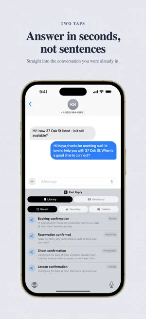 Fast Reply: Saved Replies screenshot 4