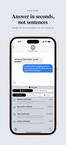 Fast Reply: Saved Replies Screenshot 4 of 7