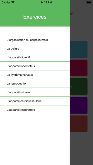 Biologie humaine Screenshot