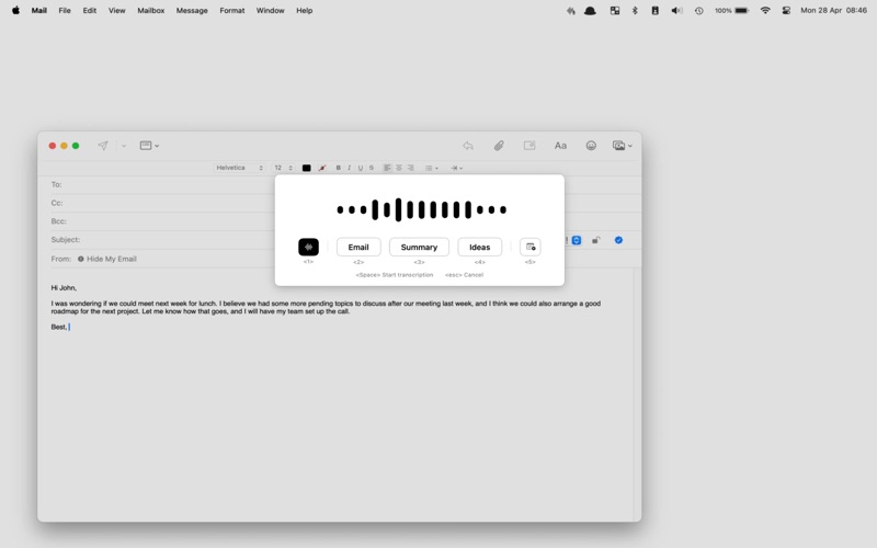 xcribe app screenshot