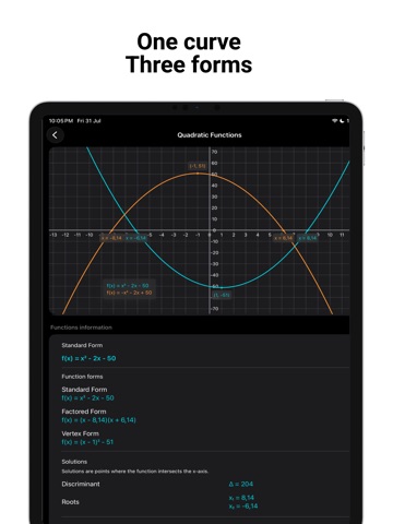 Beautiful Functions iPad screenshot