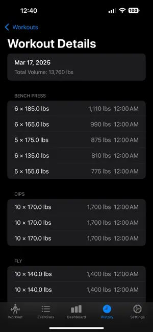Liftiq: Workout Tracker screenshot 2