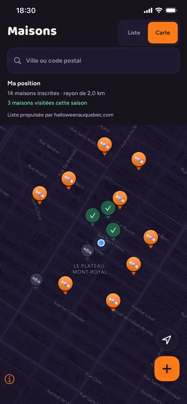 Carte Halloween Quebec screenshot 3 of 4