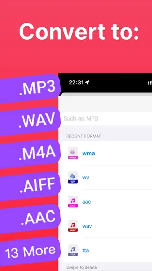 Audio Converter : Video to MP3 screenshot 1