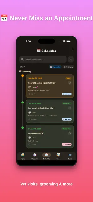 Dalify - Pet Scheduler screenshot 2
