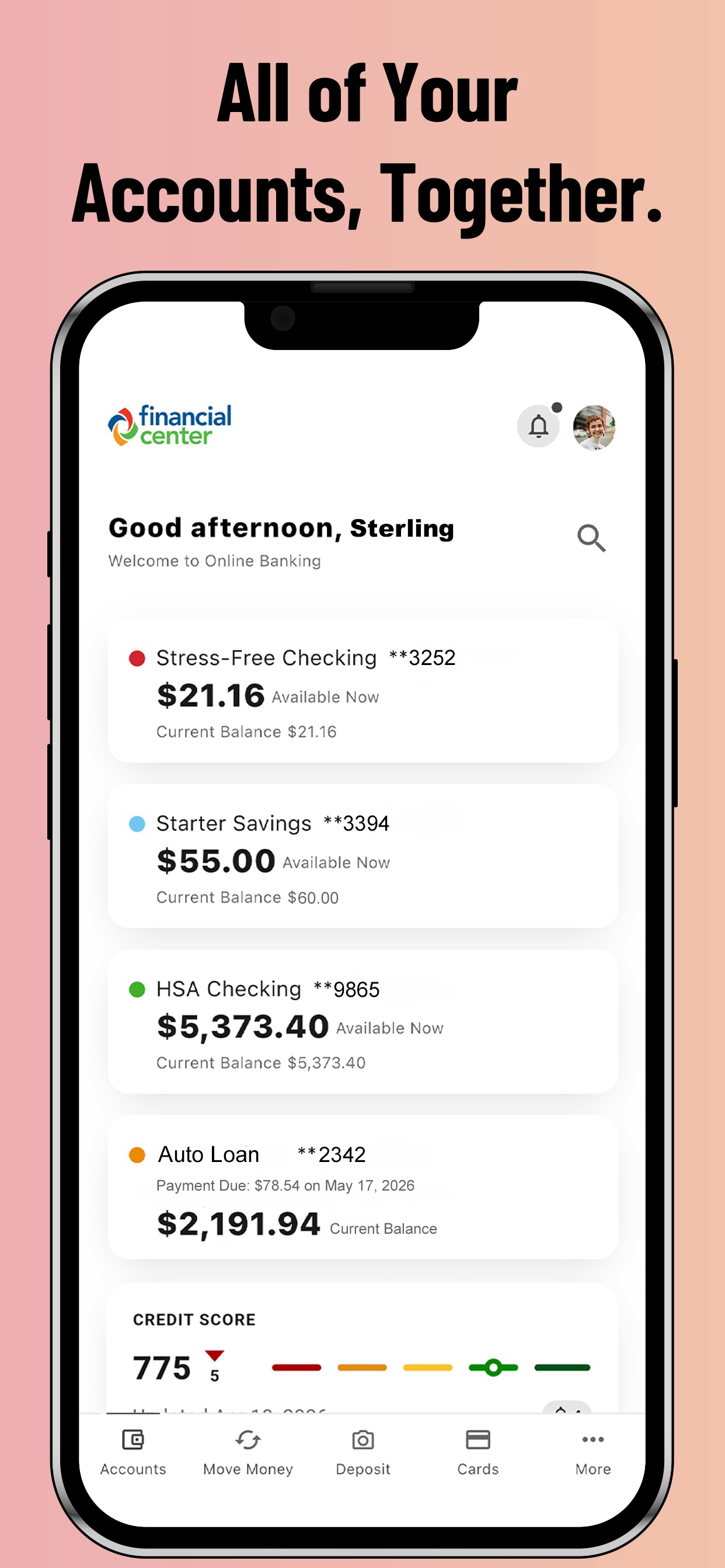 Financial Center First CU screenshot 2