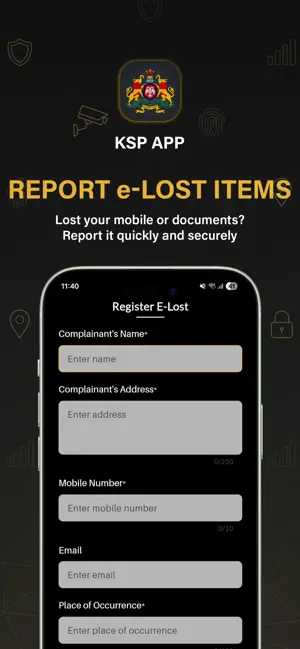 Karnataka State Police iPhone screenshot 3