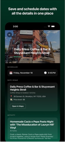 Made Plans: Smart Date Ideas Screenshot 8 of 9