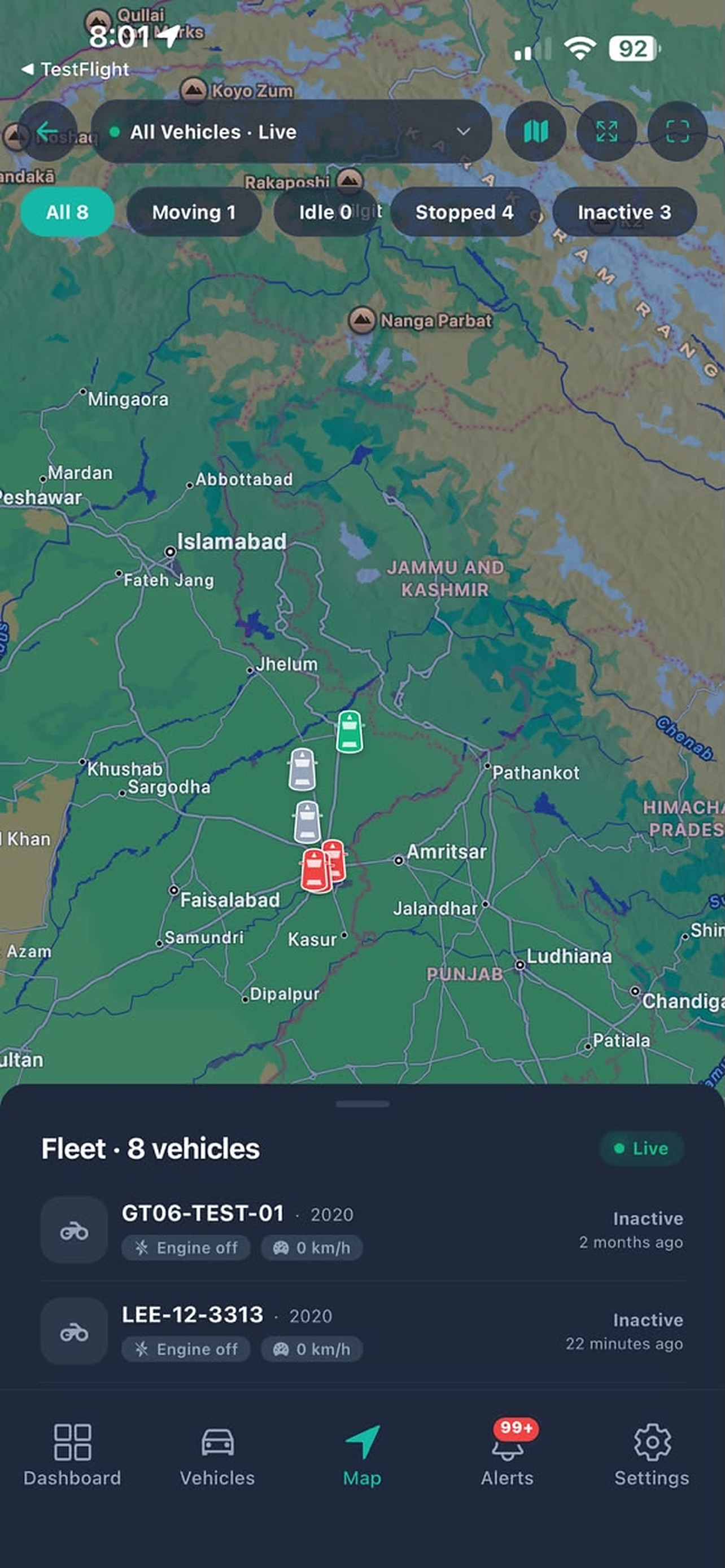 Screenshot 3 of Pulse Telematics