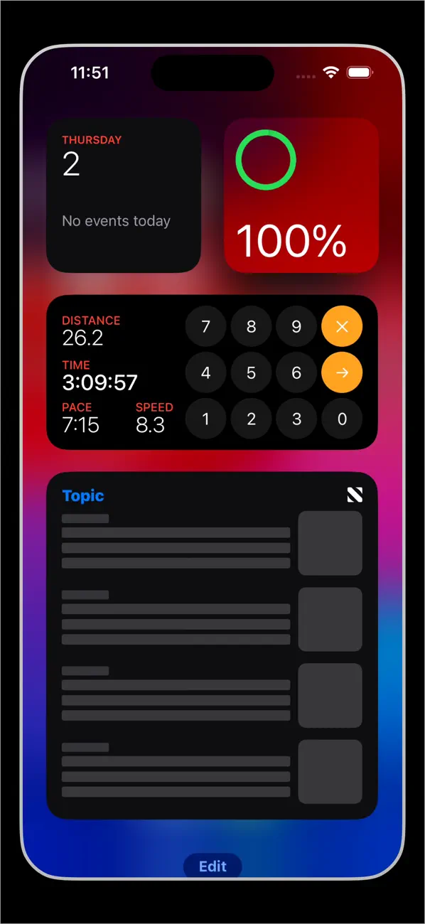 Screenshot #3 pour Pace Converter Widget
