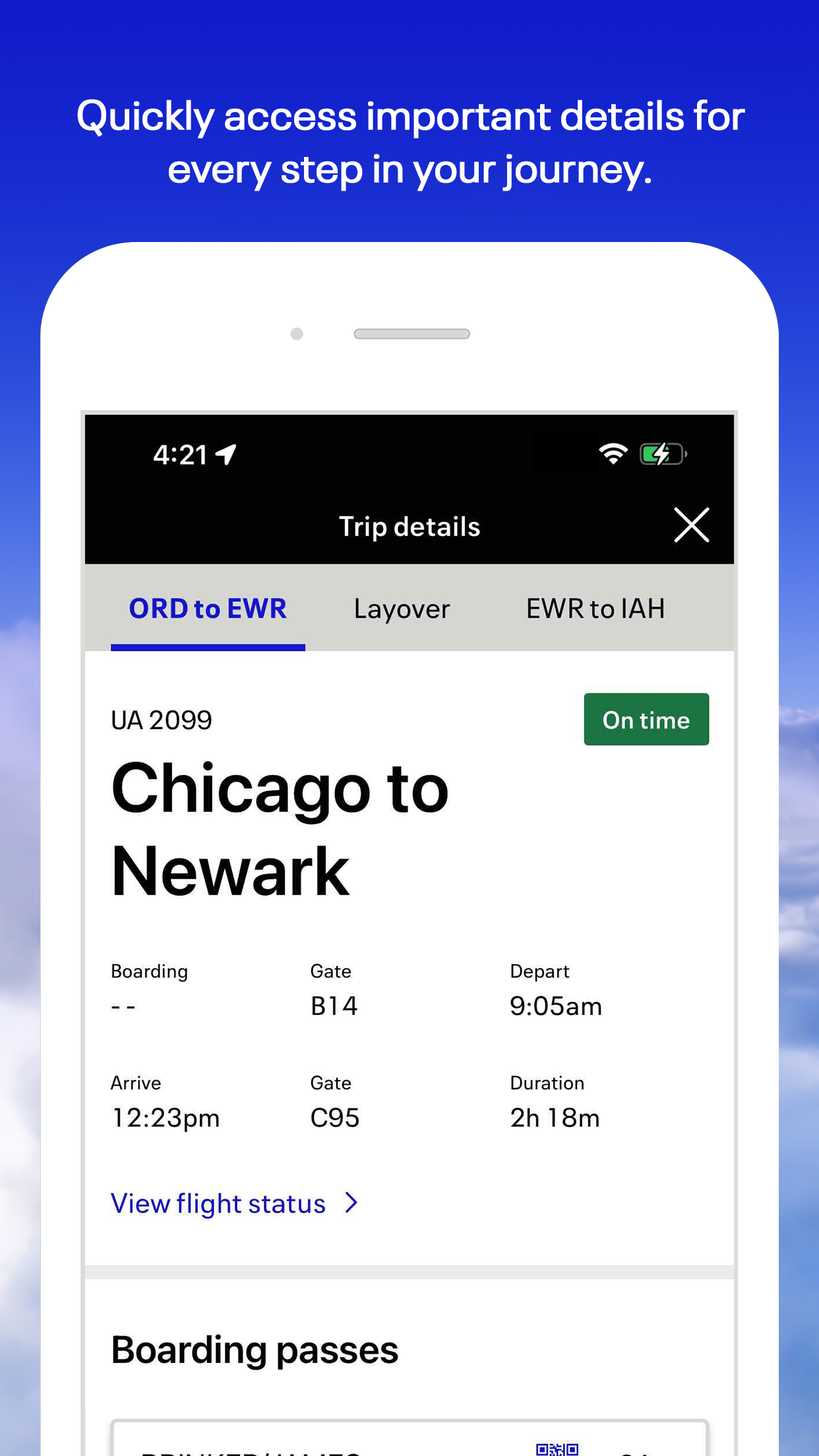 United Airlines screenshot 5