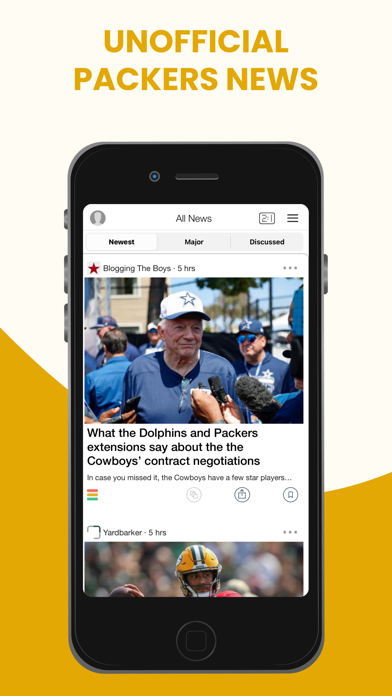 Unofficial Packers News Screenshot