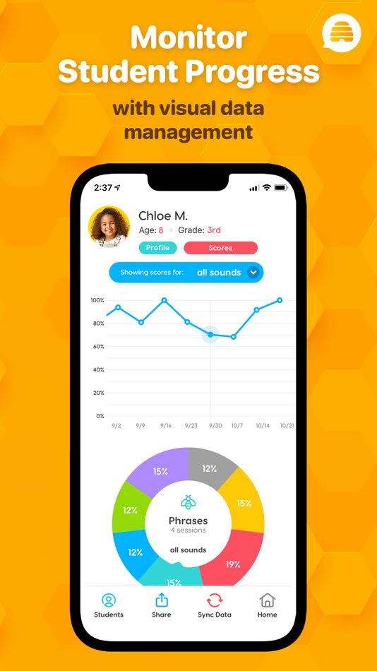 #10. Articulation Station Hive (iOS) 由: Little Bee Speech