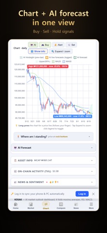 KOSAK: AI Crypto & Stocks Screenshot 4 of 7