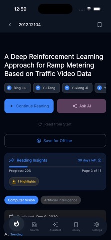 Scholarly: AI Research Helper iPhone screenshot